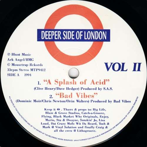 Cover Deeper Side Of London Vol II Schallplatten Ankauf