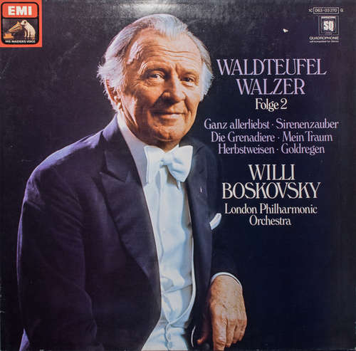 Cover E. Waldteufel* -  The London Philharmonic Orchestra , Conductor Willi Boskovsky - Waldteufel Waltzes Album 2 (LP, Quad) Schallplatten Ankauf