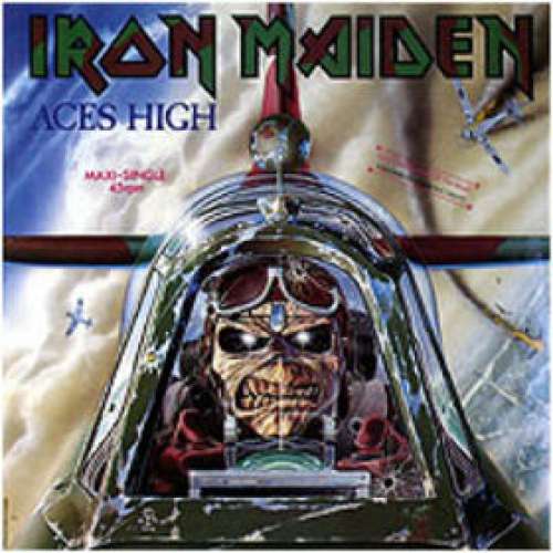 Cover Iron Maiden - Aces High (12, Maxi) Schallplatten Ankauf