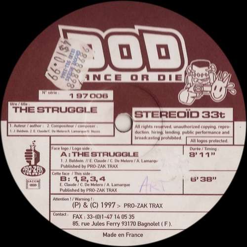 Cover The Struggle Schallplatten Ankauf