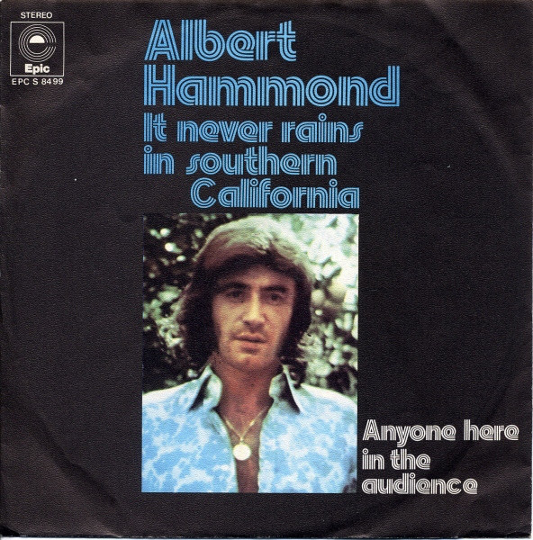 Cover Albert Hammond - It Never Rains In Southern California (7, Single) Schallplatten Ankauf