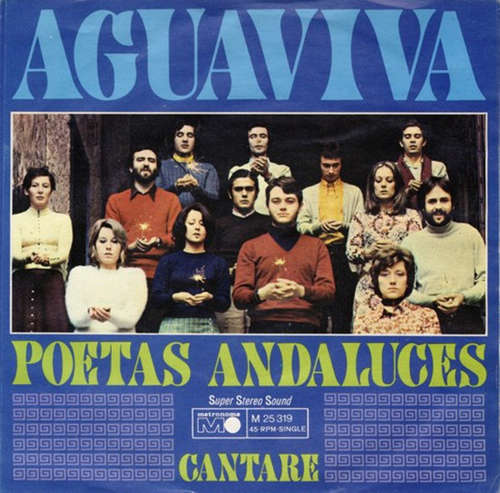 Cover Aguaviva - Poetas Andaluces / Cantare (7, Single) Schallplatten Ankauf