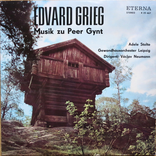Cover Edvard Grieg, Adele Stolte, Gewandhausorchester Leipzig, Václav Neumann - Musik Zu Peer Gynt (LP, Bla) Schallplatten Ankauf
