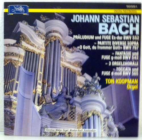 Bild Johann Sebastian Bach, Ton Koopman - Orgelwerke (LP) Schallplatten Ankauf