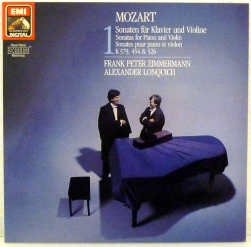 Cover Mozart*, Frank Peter Zimmermann, Alexander Lonquich - 1.  Sonaten Für Klavier Und Violine. K379, K454 & K526 (LP) Schallplatten Ankauf