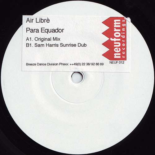 Cover Air Librè* - Para Equador (12, Promo, W/Lbl, Sti) Schallplatten Ankauf