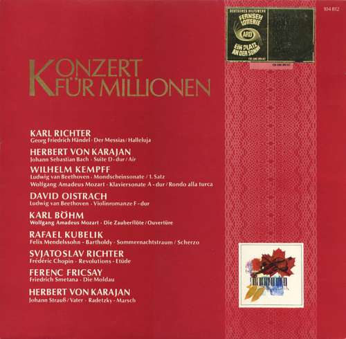 Cover Various - Konzert Für Millionen (LP, Comp) Schallplatten Ankauf