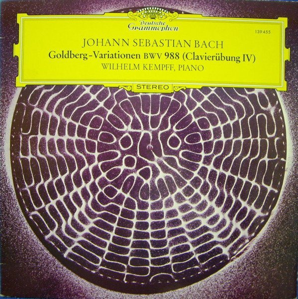 Cover Johann Sebastian Bach - Wilhelm Kempff - Goldberg-Variationen BWV 988 (Clavierübung IV) (LP) Schallplatten Ankauf