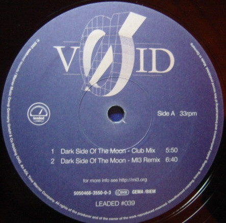 Bild Void (4) - Dark Side Of The Moon (12) Schallplatten Ankauf