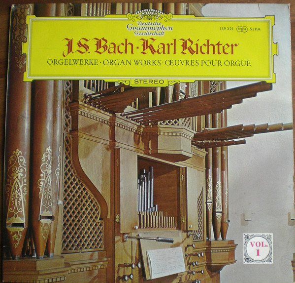 Cover J. S. Bach* · Karl Richter - Orgelwerke = Organ Works = Œuvres Pour Orgue (LP, Album) Schallplatten Ankauf