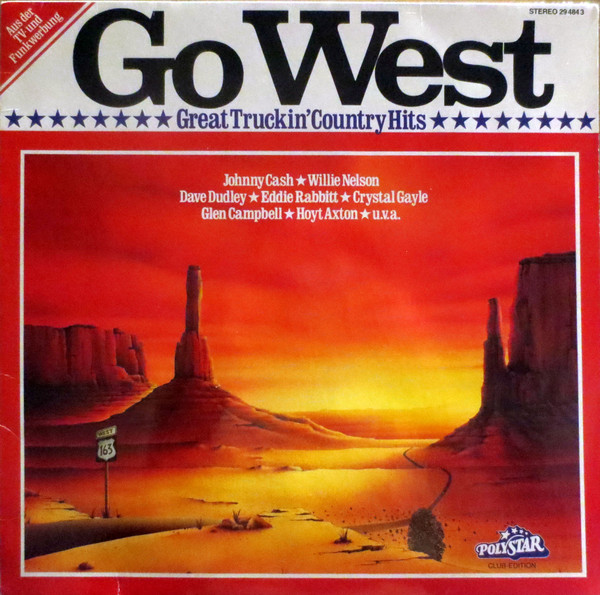 Cover Various - Go West - Great Truckin' Country Hits (LP, Comp, Club) Schallplatten Ankauf