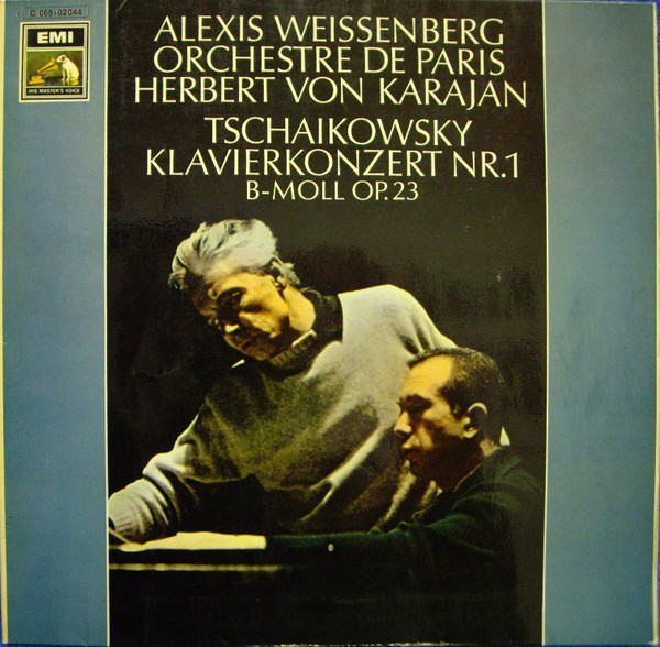 Cover Tschaikowsky* - Alexis Weissenberg, Herbert von Karajan, Orchestre De Paris - Klavierkonzert Nr. 1 B-moll Op. 23 (LP) Schallplatten Ankauf