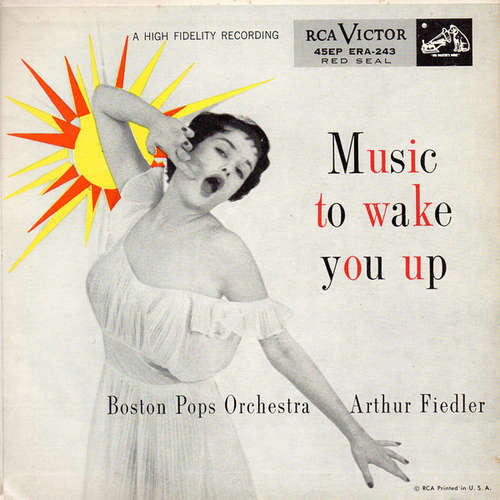Cover Boston Pops Orchestra* ; Arthur Fiedler - Music to Wake You Up (7, EP) Schallplatten Ankauf
