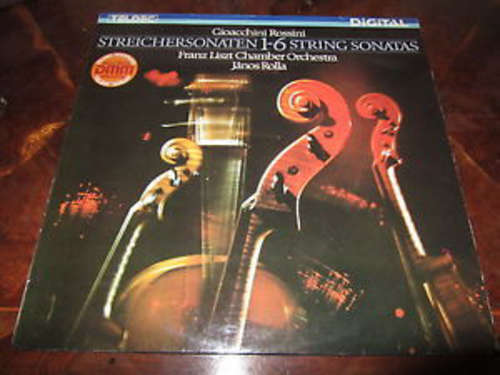 Cover Gioacchino Rossini - Streichersonaten 1-6 String Sonatas (LP) Schallplatten Ankauf
