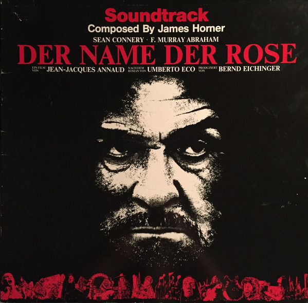 Cover James Horner - Der Name Der Rose Soundtrack (LP, Album, Gat) Schallplatten Ankauf