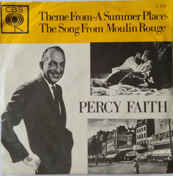 Cover zu Percy Faith & His Orchestra - The Theme From A Summer Place / The Song From Moulin Rouge (7, Yel) Schallplatten Ankauf