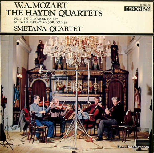 Cover Smetana Quartet - The Haydn Quartets No.14 IN G MAJOR, KV387. No.16 IN E-FLAT MAJOR, KV428 (LP) Schallplatten Ankauf