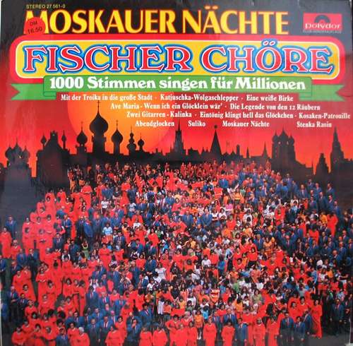 Cover Fischer Chöre - Moskauer Nächte (LP) Schallplatten Ankauf