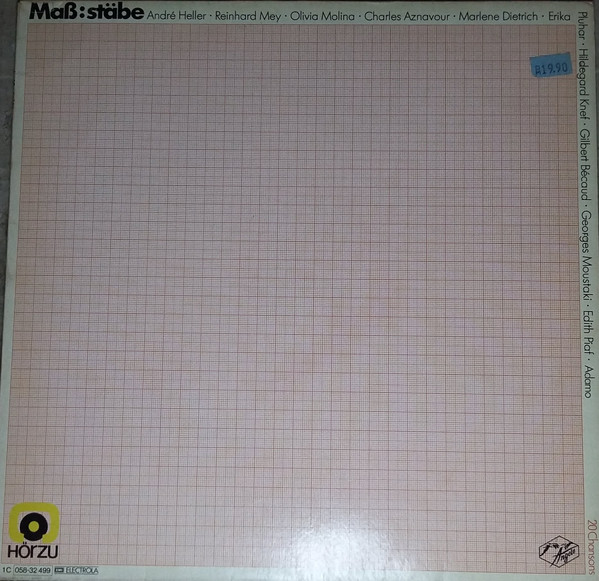 Cover Various - Maß:Stäbe (LP, Comp) Schallplatten Ankauf