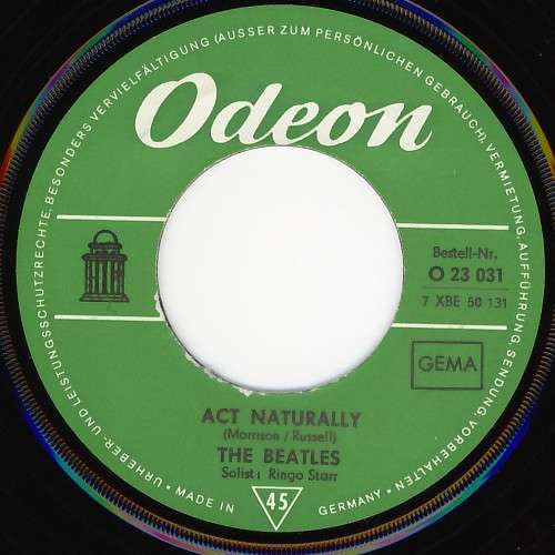 Bild The Beatles - Act Naturally  (7, RE) Schallplatten Ankauf