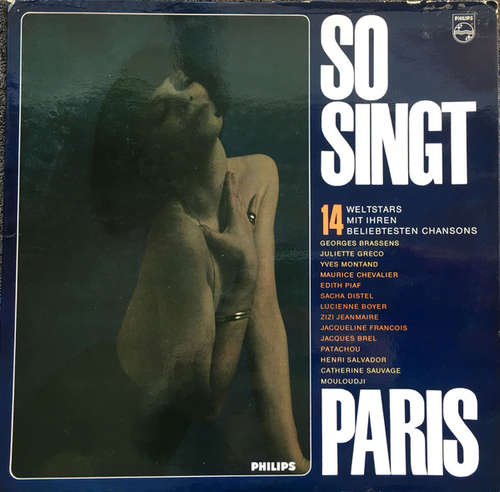 Cover Various - So Singt Paris - 14 Weltstars Mit Ihren Beliebtesten Chansons (LP, Album, Comp, Mono) Schallplatten Ankauf