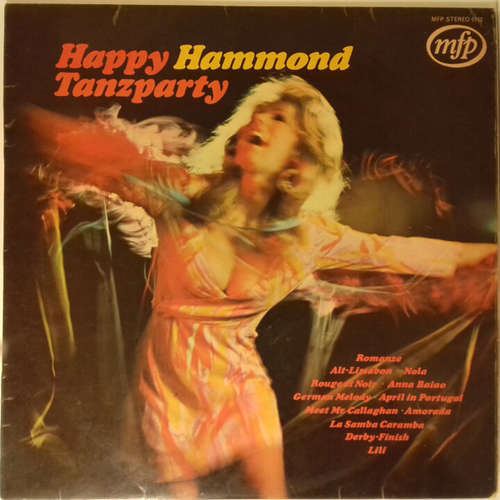 Cover Lars Tiselius Und Seine Rhythmusgruppe, Heinrich Riethmüller Mit Rhythmusgruppe - Happy Hammond Tanzparty (LP) Schallplatten Ankauf