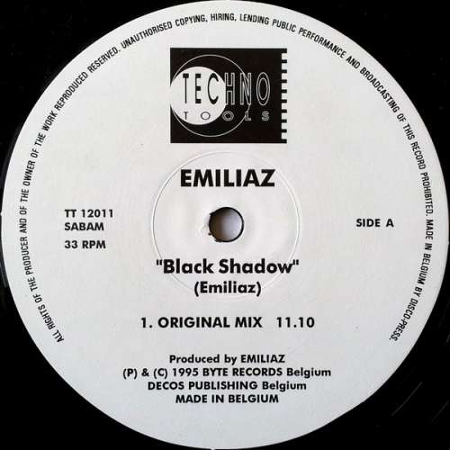 Cover Emiliaz - Black Shadow (12) Schallplatten Ankauf