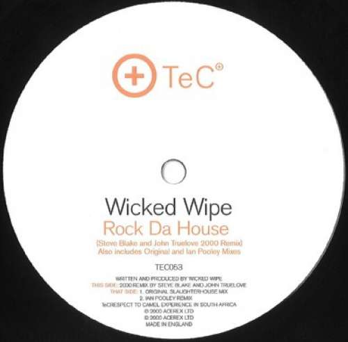 Cover Wicked Wipe - Rock Da House (12) Schallplatten Ankauf