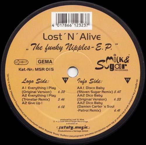 Cover Lost 'N' Alive - The Funky Nipples E.P. (12, EP) Schallplatten Ankauf