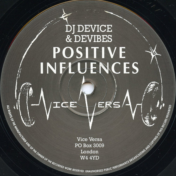 Cover DJ Device & Devibes - Positive Influences (12) Schallplatten Ankauf