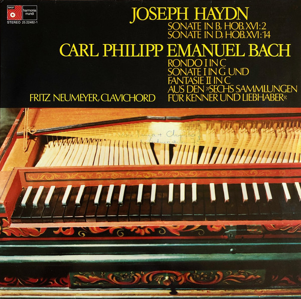Cover Joseph Haydn, Carl Philipp Emanuel Bach, Fritz Neumeyer - Auf Clavichord (LP) Schallplatten Ankauf