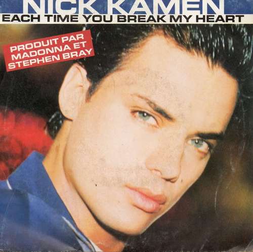 Cover Nick Kamen - Each Time You Break My Heart (7, Single) Schallplatten Ankauf