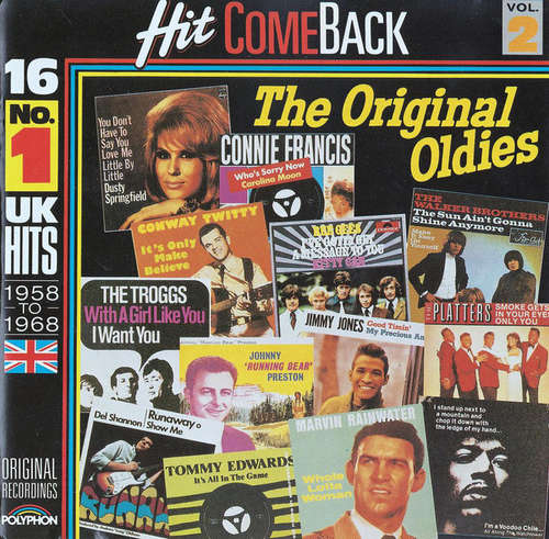 Cover Various - Hit Come Back • The Original Oldies • Vol. 2 • 16 No. 1 UK Hits 1958 To 1968 • Original Recordings (LP) Schallplatten Ankauf