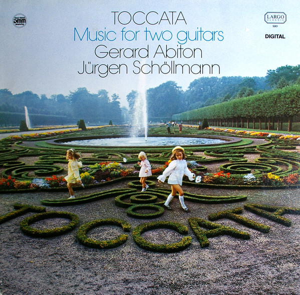 Cover Gerard Abiton*, Jürgen Schöllmann - Toccata (Music For Two Guitars) (LP) Schallplatten Ankauf