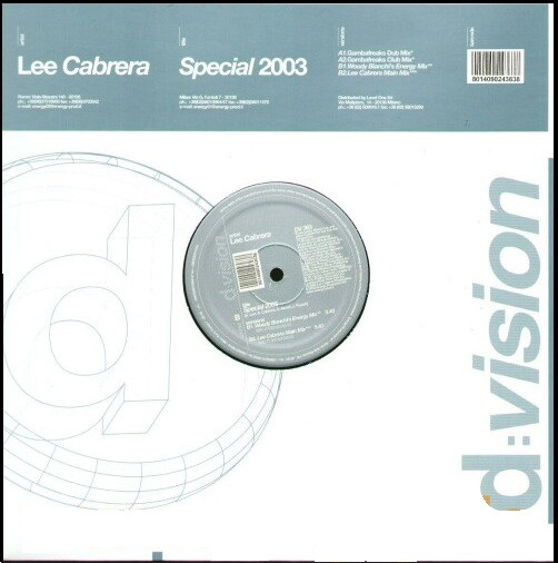 Cover Lee Cabrera* - Special 2003 (The Remixes) (12) Schallplatten Ankauf