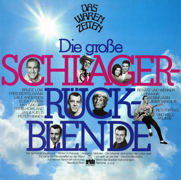 Cover Various - Die Große Schlagerrückblende (2xLP) Schallplatten Ankauf