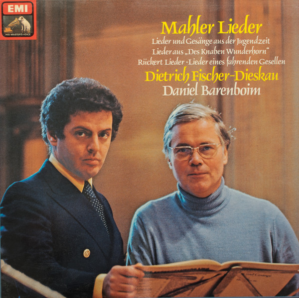 Cover Gustav Mahler, Dietrich Fischer-Dieskau, Daniel Barenboim - Mahler : Lieder (3xLP) Schallplatten Ankauf