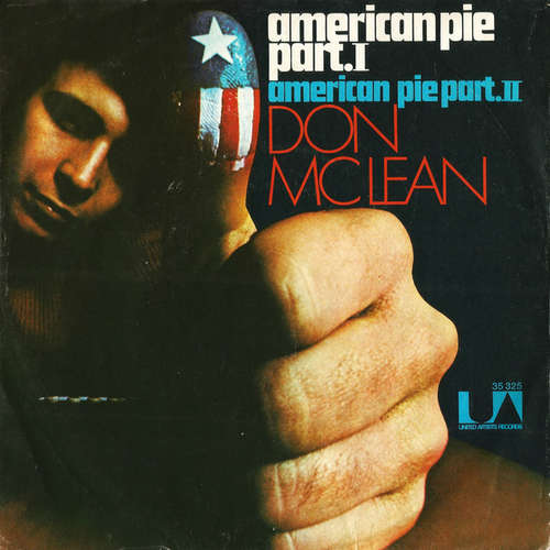Cover Don McLean - American Pie (7, Single) Schallplatten Ankauf