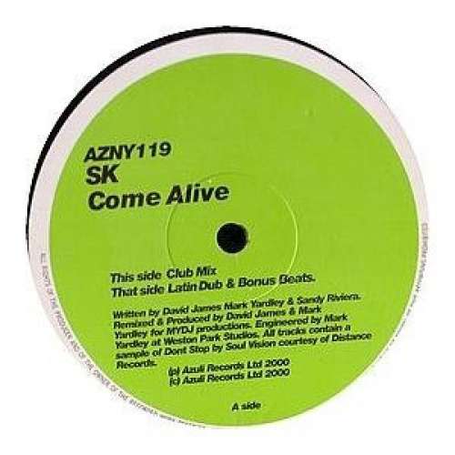Cover SK - Come Alive (12) Schallplatten Ankauf