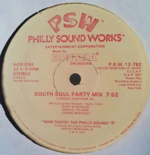 Cover Montana Orchestra - South Soul Party Mix (12) Schallplatten Ankauf