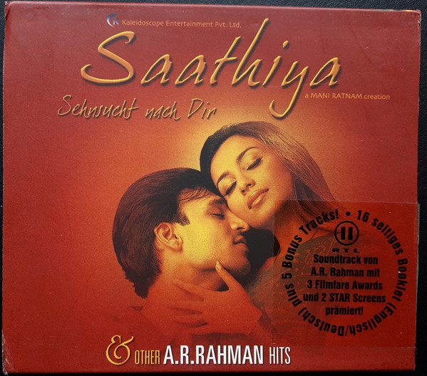 Cover A.R. Rahman, Gulzar - Saathiya - Sehnsucht Nach Dir & Other A.R. Rahman Hits (CD, Album, Sli) Schallplatten Ankauf