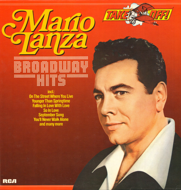 Cover Mario Lanza - Takeoff - Broadway Hits  (LP, Comp) Schallplatten Ankauf