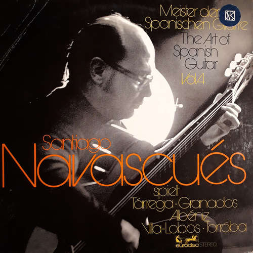 Cover Santiago Navascués - Meister Der Spanischen Gitarre - The Art of Spanish Guitar Vol.4 (LP) Schallplatten Ankauf