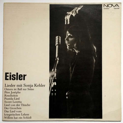 Cover Eisler* - Lieder Mit Sonja Kehler (LP, Album) Schallplatten Ankauf