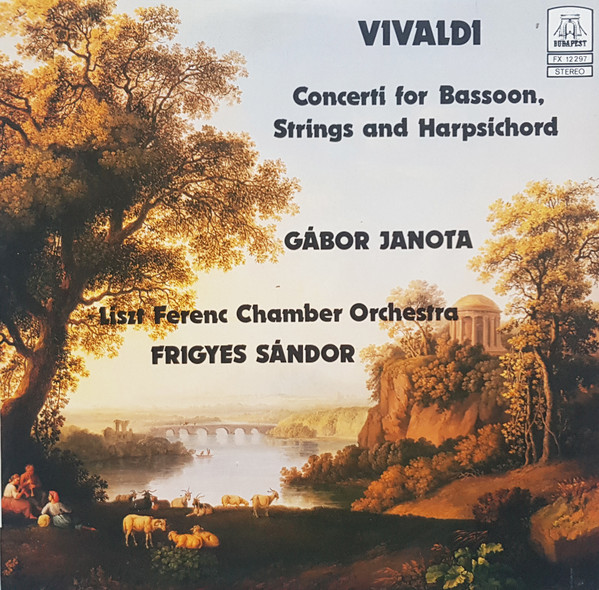 Cover Vivaldi*, Gábor Janota, Liszt Ferenc Chamber Orchestra, Frigyes Sándor - Concerti For Bassoon, Strings And Harpsichord (LP, Album) Schallplatten Ankauf