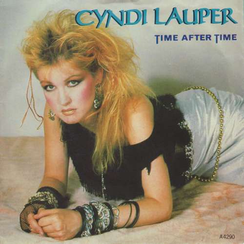 Cover Cyndi Lauper - Time After Time (7, Single, Pap) Schallplatten Ankauf