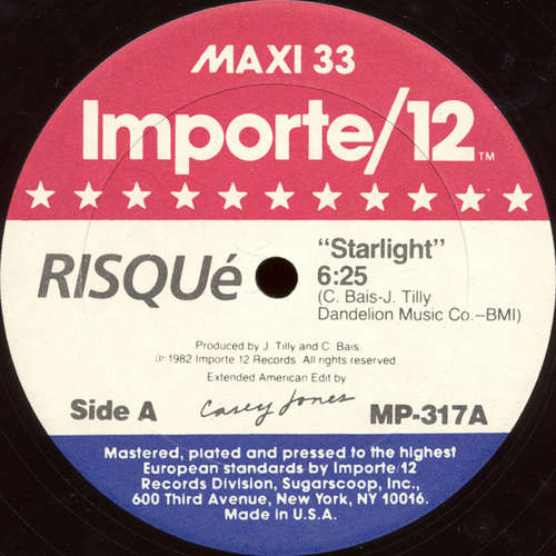 Cover Risqué (2) - Starlight / The Girls Are Back In Town (12, Maxi) Schallplatten Ankauf