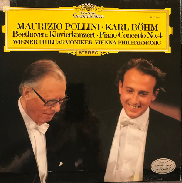 Cover Ludwig van Beethoven – Wiener Philharmoniker · Vienna Philharmonic*, Maurizio Pollini · Karl Böhm - Klavierkonzert · Piano Concerto No.4 (LP, Album) Schallplatten Ankauf