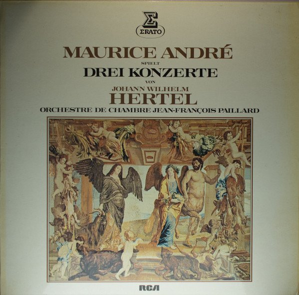 Cover Johann Wilhelm Hertel, Maurice André, Orchestre De Chambre Jean-François Paillard - 3 Konzerte (LP) Schallplatten Ankauf