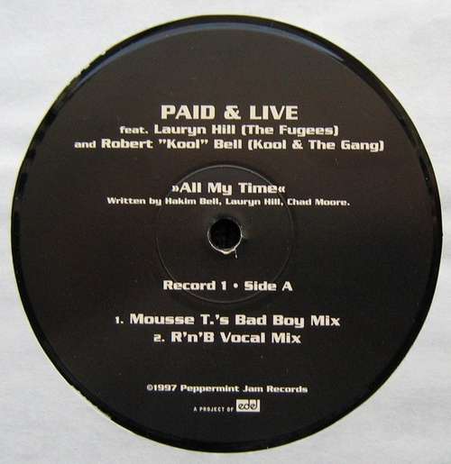Cover Paid & Live Feat. Lauryn Hill & Robert Kool Bell* - All My Time (2x12) Schallplatten Ankauf